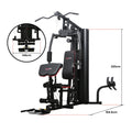 Powertrain JX-89 Multi Station Home Gym 68kg Weight Cable