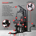 Powertrain JX-89 Multi Station Home Gym 68kg Weight Cable