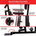 Powertrain JX-89 Multi Station Home Gym 68kg Weight Cable