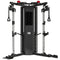 Powertrain Functional Trainer Power Rack Home Gym Cable Crossover Machine with 136kg Dual Weight Stack & Pull Up Bar