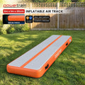 Powertrain Airtrack 20cm Thick 3m x 1m Inflatable Gymnastics Tumbling Mat Air Track - Orange