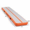 Powertrain Airtrack 20cm Thick 3m x 1m Inflatable Gymnastics Tumbling Mat Air Track - Orange