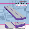 Powertrain Airtrack 20cm 4m x 1m Gymnastics Tumbling Mat Purple