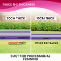 Powertrain Airtrack 20cm 4m x 1m Gymnastics Tumbling Mat Purple