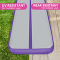 Powertrain Airtrack 20cm 4m x 1m Gymnastics Tumbling Mat Purple