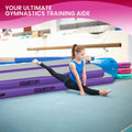 Powertrain Airtrack 20cm 4m x 1m Gymnastics Tumbling Mat Purple