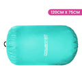 Powertrain Inflatable Air Barrel Gymnastics Roller 120cm x 75cm - Mint Green PVC Tumbling Mat for Flips & Balance