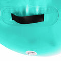 Powertrain Inflatable Air Barrel Gymnastics Roller 120cm x 75cm - Mint Green PVC Tumbling Mat for Flips & Balance