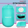 Powertrain Inflatable Air Barrel Gymnastics Roller 120cm x 75cm - Mint Green PVC Tumbling Mat for Flips & Balance