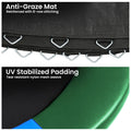 Kahuna 8ft Trampoline Safety Pad Spring Cover Rainbow