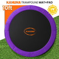 Kahuna 10ft Trampoline Safety Pad Spring Mat Purple
