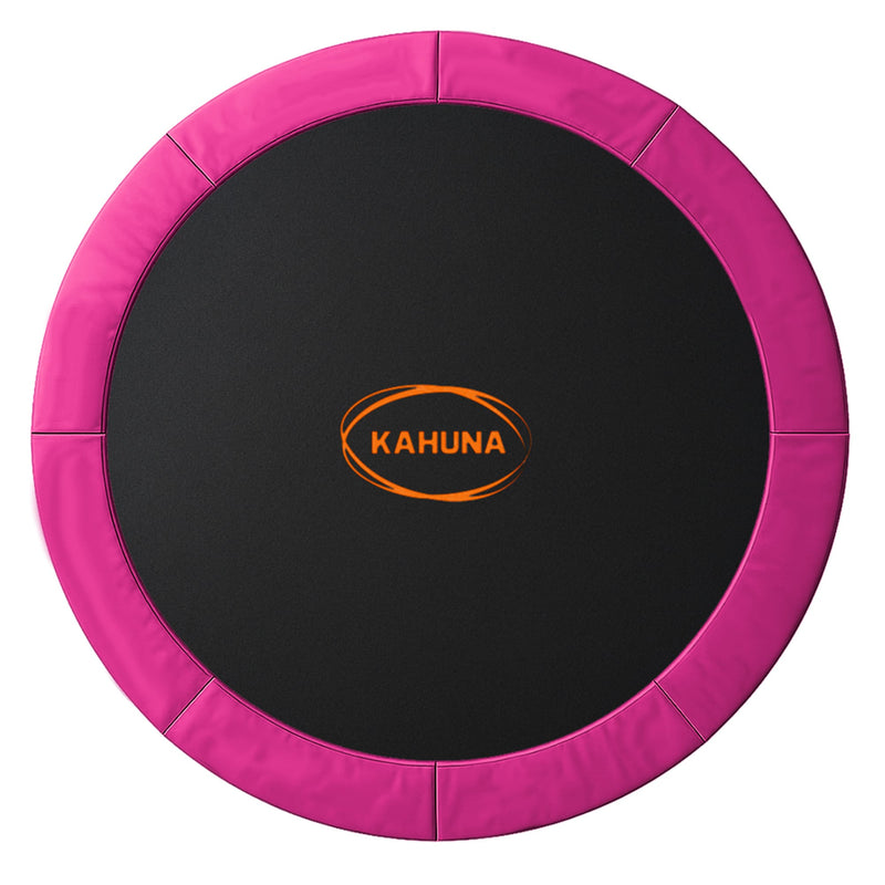 Kahuna 12ft Trampoline Safety Pad Spring Mat Pink
