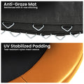 Kahuna 14ft Trampoline Safety Pad Spring Mat Orange