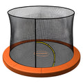 Kahuna 10ft Trampoline Pad Net Orange