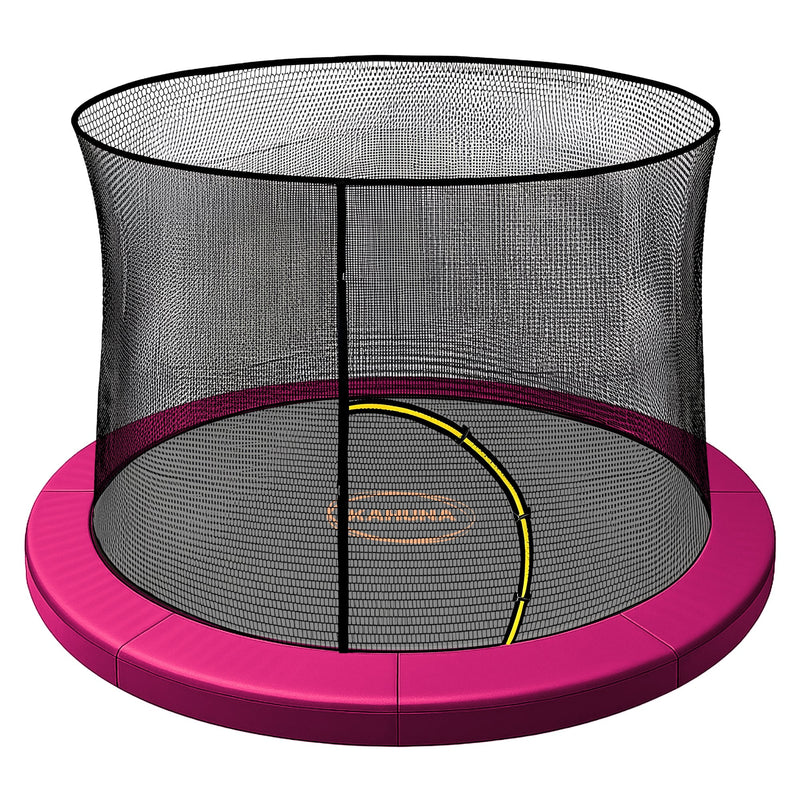 Kahuna 10ft Trampoline Pad Net Pink