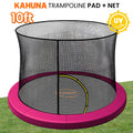 Kahuna 10ft Trampoline Pad Net Pink