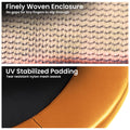 Kahuna 12ft Trampoline Pad Net Orange