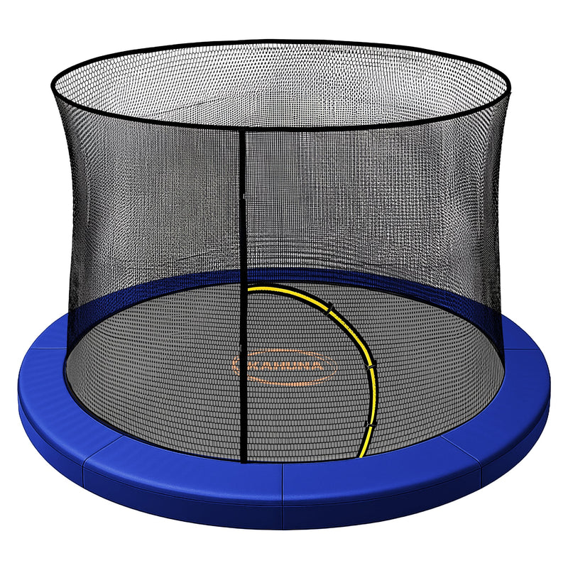 Kahuna 14ft Trampoline Pad Net Blue