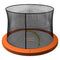 Kahuna 14ft Trampoline Pad Net Orange