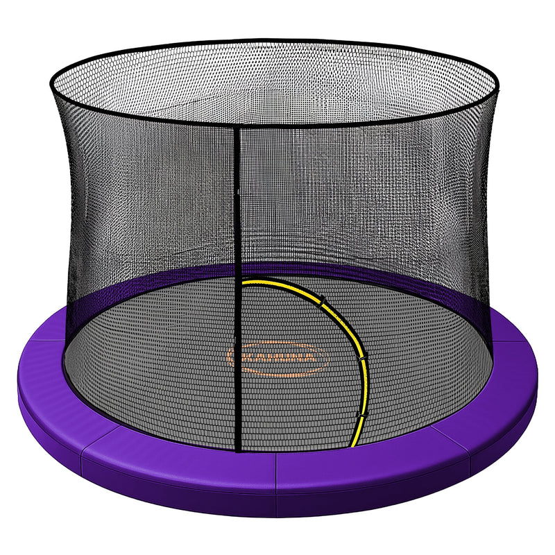 Kahuna 14ft Trampoline Pad Net Purple