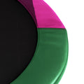 Kahuna 14ft Trampoline Pad Net Rainbow