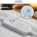 Laura Hill QUEEN Electric Heated Underlay Blanket Fleecy Fabric with Timer
