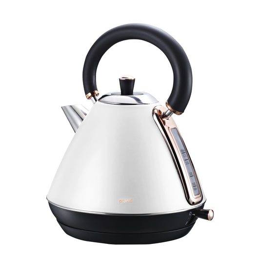 Pronti 1.7L Rose Trim Kettle White