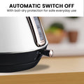 Pronti 1.7L Rose Trim Kettle White
