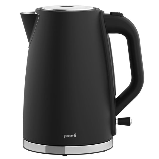 Pronti Electric Kettle 1.7L Silver Noir Stainless Steel