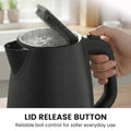 Pronti Electric Kettle 1.7L Silver Noir Stainless Steel
