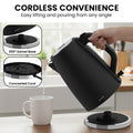 Pronti Electric Kettle 1.7L Silver Noir Stainless Steel