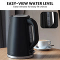 Pronti 4 Slice Toaster & Kettle Bundle Silver Noir 2 Piece Set