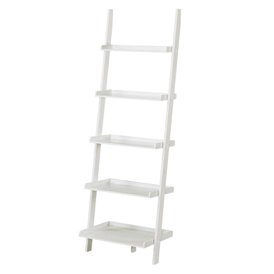 Sarantino Aster 5 Tier Ladder Shelf White