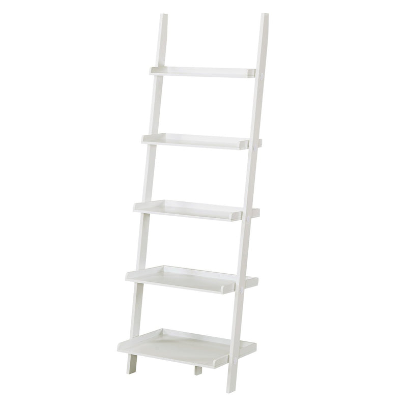 Sarantino Aster 5 Tier Ladder Shelf White