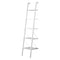 Sarantino Amelia 5-Tier Ladder Shelf White