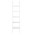 Sarantino Amelia 5-Tier Ladder Shelf White