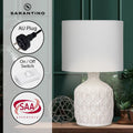Sarantino Ceramic Table Lamp Cream