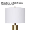 Sarantino Metal Marble Table Lamp Black