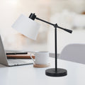 Sarantino Adjustable Metal Table Lamp Black
