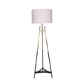 Sarantino Metal Tripod Electric Floor Lamp Gradient