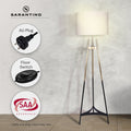 Sarantino Metal Tripod Electric Floor Lamp Gradient