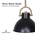 Sarantino Black Gold Pendant Light Fixture