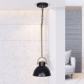 Sarantino Black Gold Pendant Light Fixture