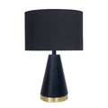 Sarantino Metal Table Lamp Black Gold 60cm
