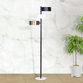 Sarantino Metal Floor Lamp 3 Swirl Shades