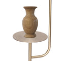 Sarantino Marble Metal End Table Floor Lamp