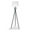 Sarantino Tripod Floor Lamp Metal Antique Brass