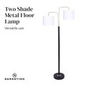 Sarantino Reading Light Table Lamp Black Brass Electric