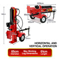 Yukon 60 Ton 420cc Hydraulic Log Splitter Petrol Engine