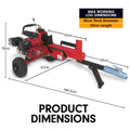 Yukon 20 Tonne Hydraulic Petrol Engine 196cc Log Splitter